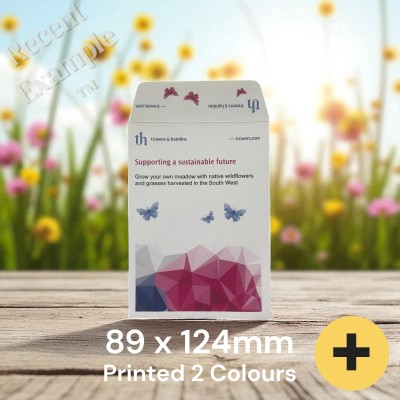 89 x 124mm - Printed Two Colours