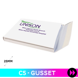 Gusset C5 - Printed Two Colours