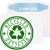 NATURE FIRST FSC - 100% Recycled Logo Inside, Gummed, White, Wallet - 90gsm +£0.05